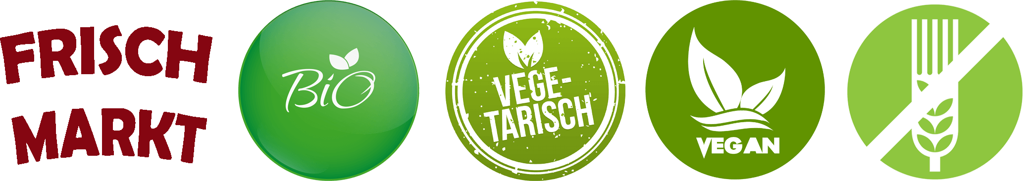 frisch bio vegetarisch vegan gluten